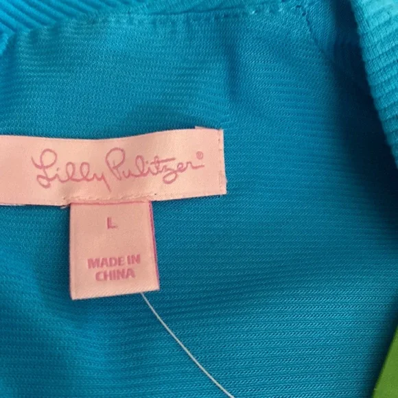 Lilly Pulitzer Dress-3/4 length sleeve size -large - Picture 8 of 14